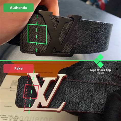 real vs fake louis vuitton belt black|louis vuitton belt authenticity check.